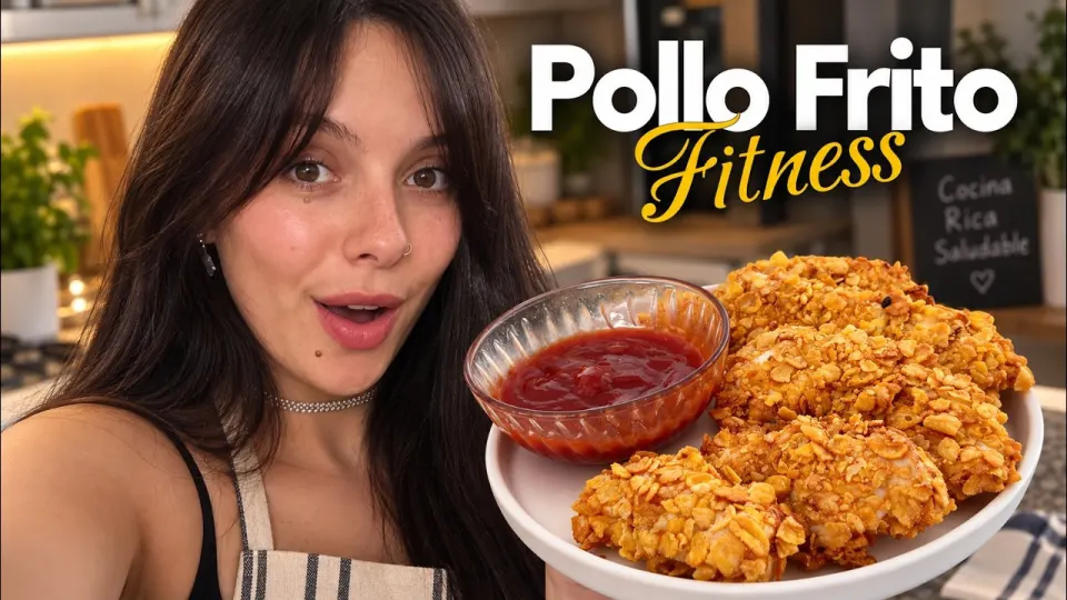 Hice pollo frito con copos de maíz y no volvemos a pedir al fast food