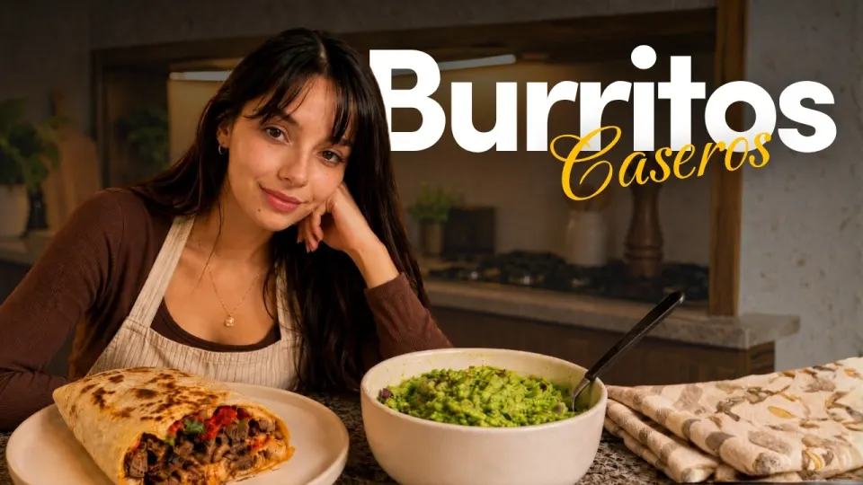Cómo Hacer Burritos Caseros para Freezar (8 unidades, meal prep para toda la semana)