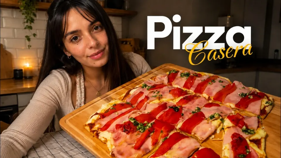 Pizza Casera Perfecta: la masa que queda aireada y liviana (para 4 pizzas medianas)