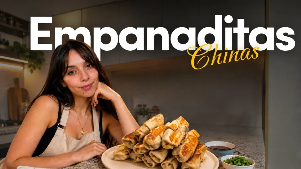 Empanaditas Chinas con Tapas de Empanada (sin amasar, más ricas que las compradas)