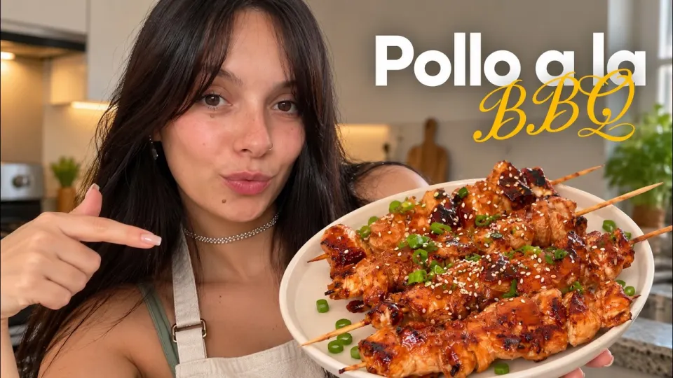 Brochettes de Pollo a la BBQ: la marinada agridulce que los hace imposibles de parar