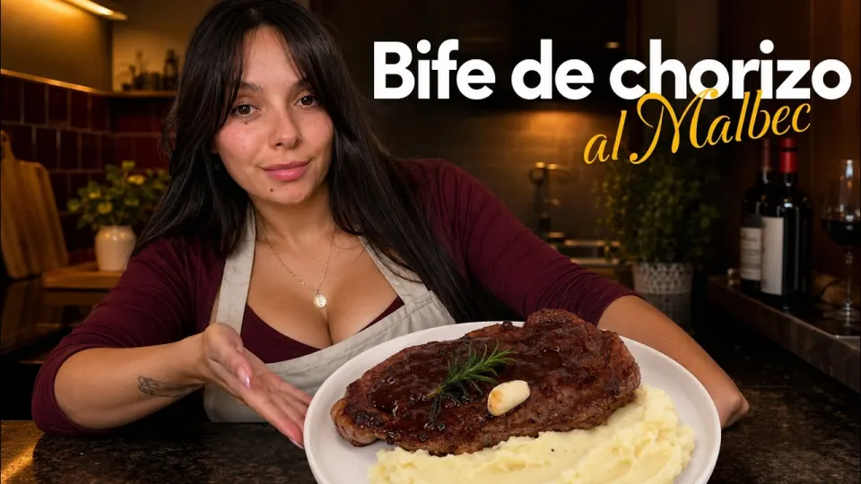 Bife de Chorizo al Malbec: la carne argentina que no necesita parrilla para quedar perfecta